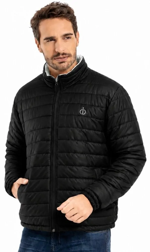 Parka masculino forrado e acolchoado