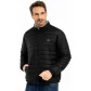 Parka masculino forrado e acolchoado