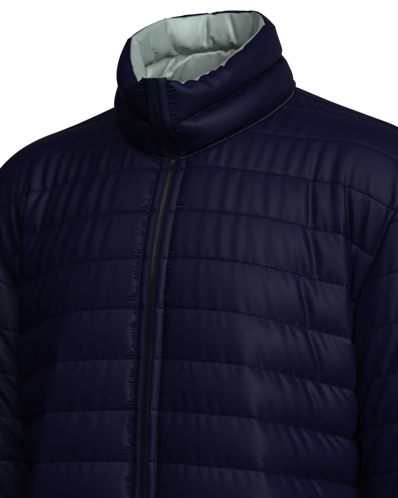 Parka masculino forrado e acolchoado