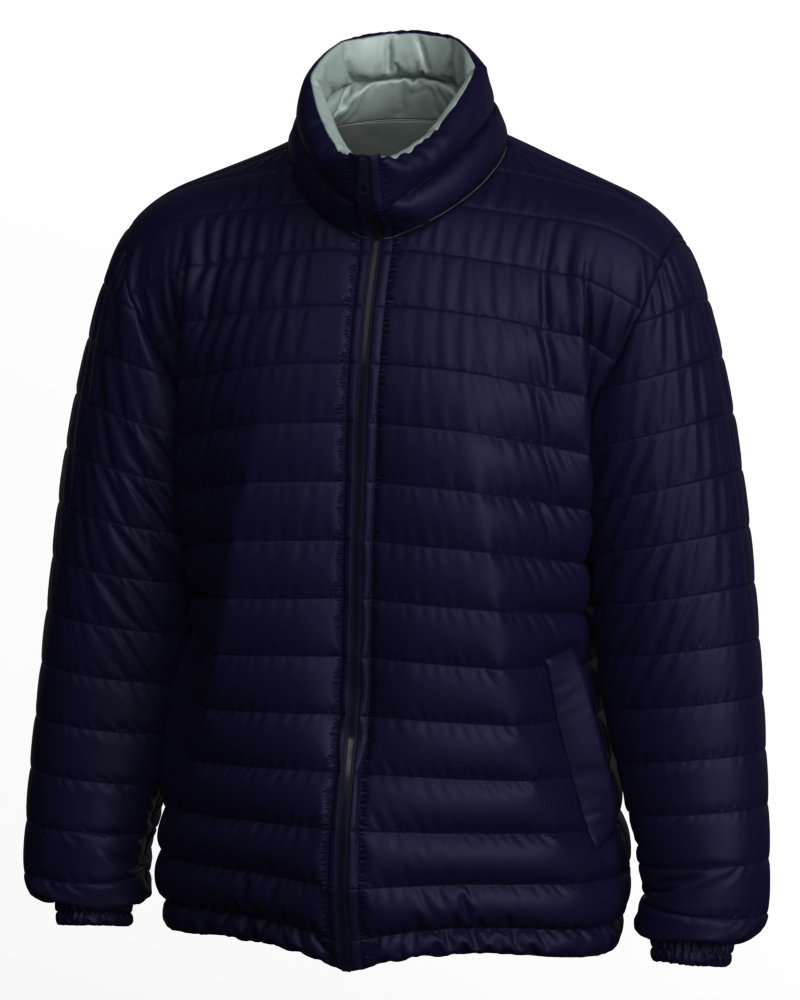 Parka masculino forrado e acolchoado