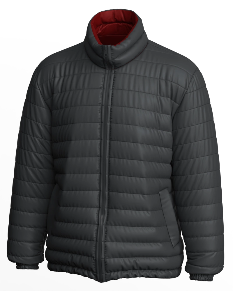Parka masculino forrado e acolchoado