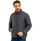 Parka masculino forrado e acolchoado