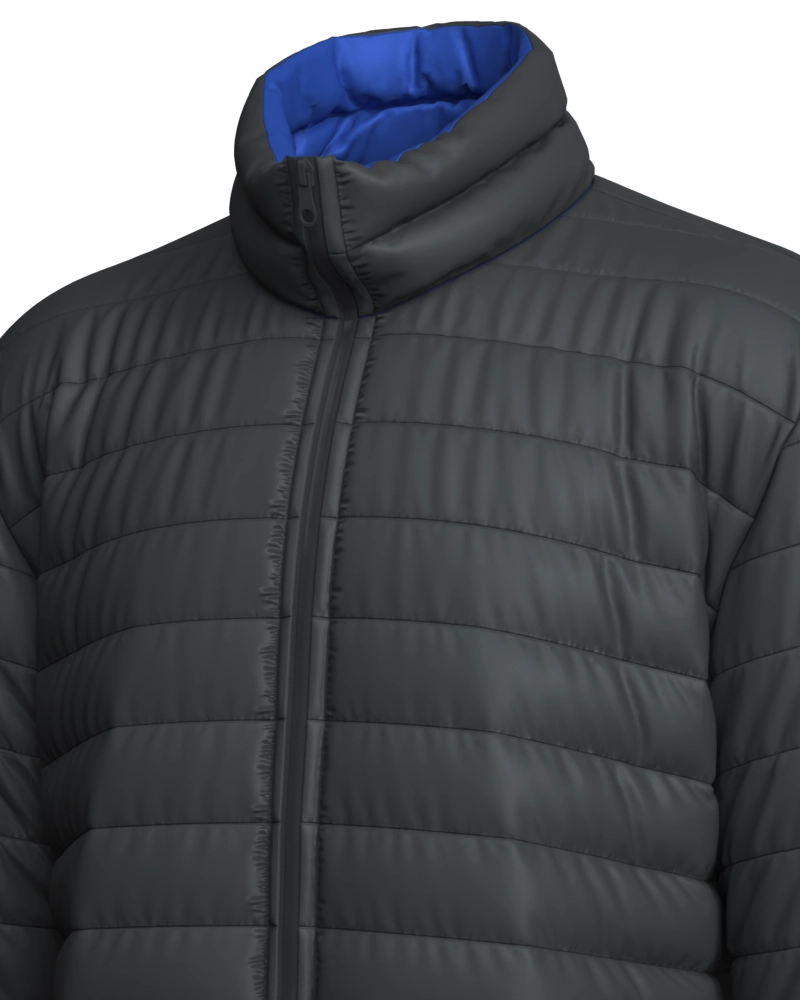 Parka masculino forrado e acolchoado