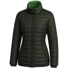 Parka feminino forrado e acolchoado