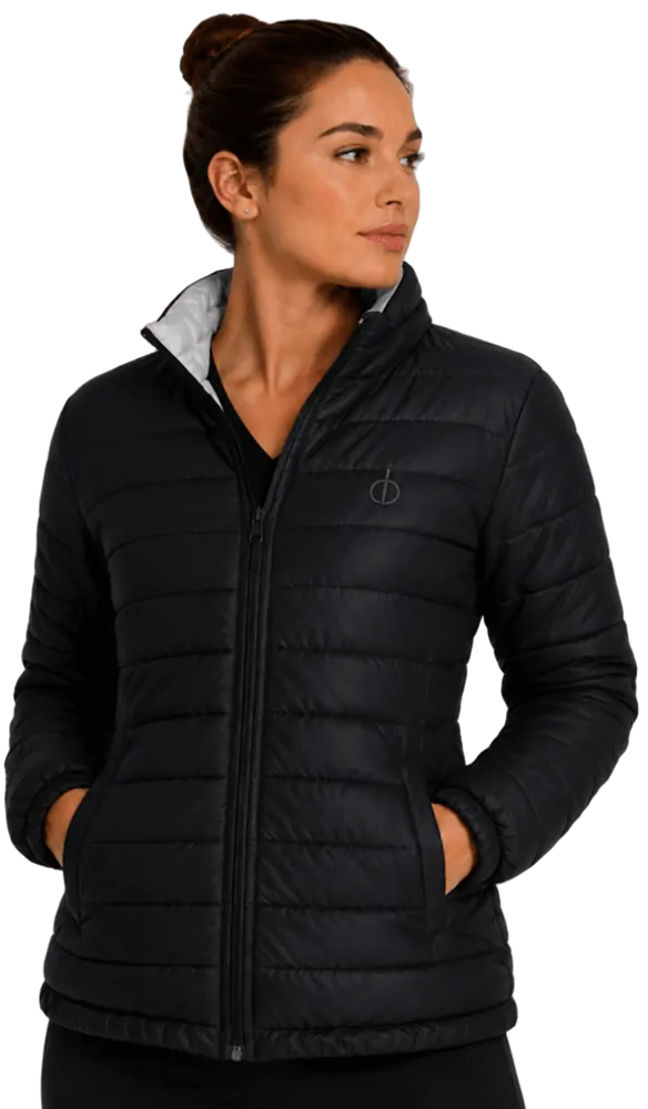 Parka feminino forrado e acolchoado