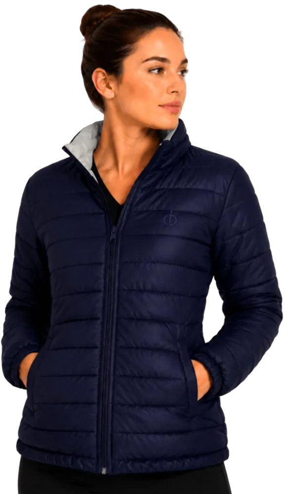Parka feminino forrado e acolchoado