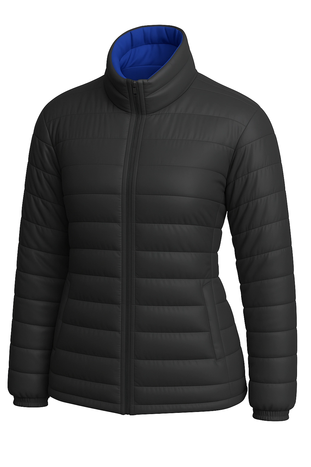 Parka feminino forrado e acolchoado