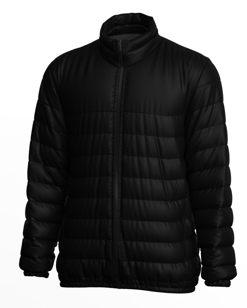 Parka masculino forrado e acolchoado