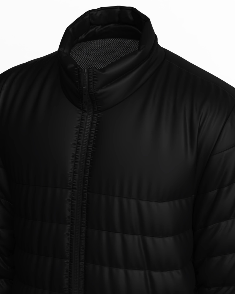 Parka masculino forrado e acolchoado