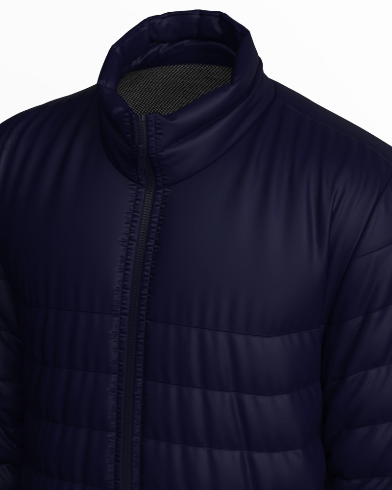 Parka masculino forrado e acolchoado