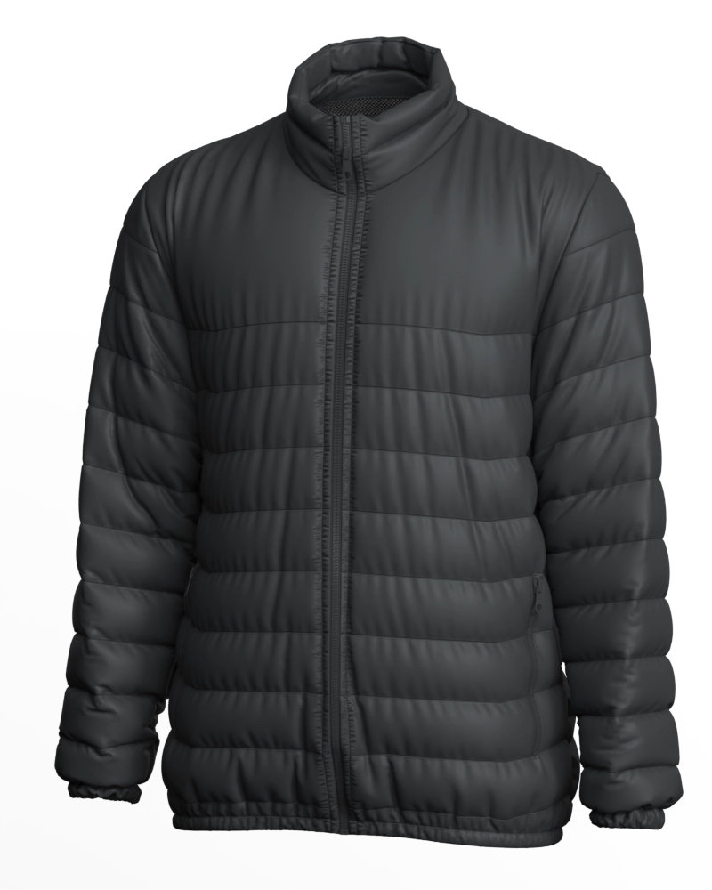 Parka masculino forrado e acolchoado