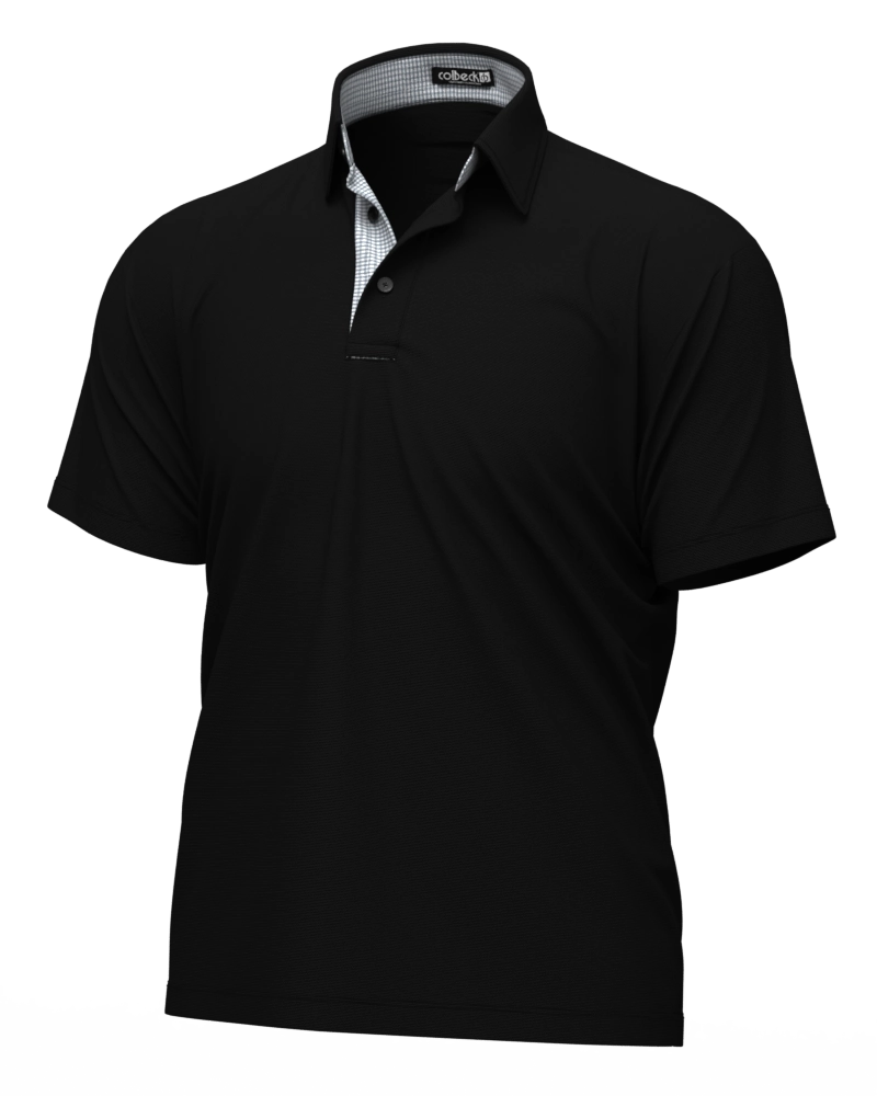 Polo masculina manga curta