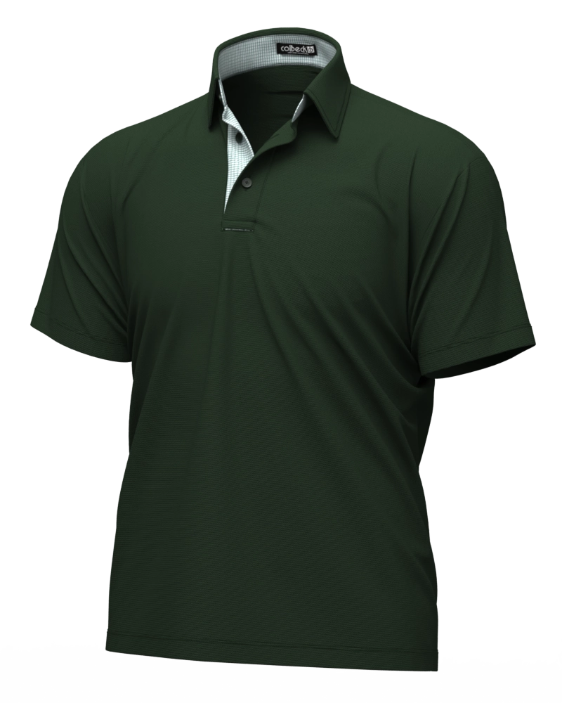 Polo masculina manga curta