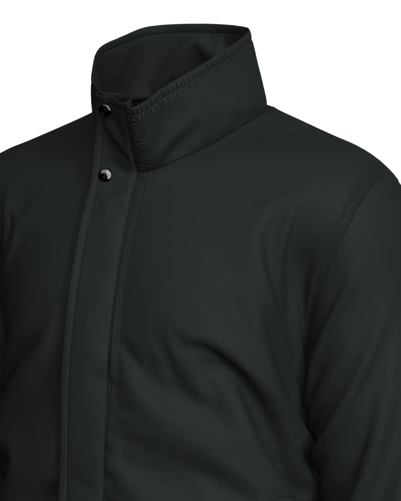 Jaqueta masculina forrada e acolchoada