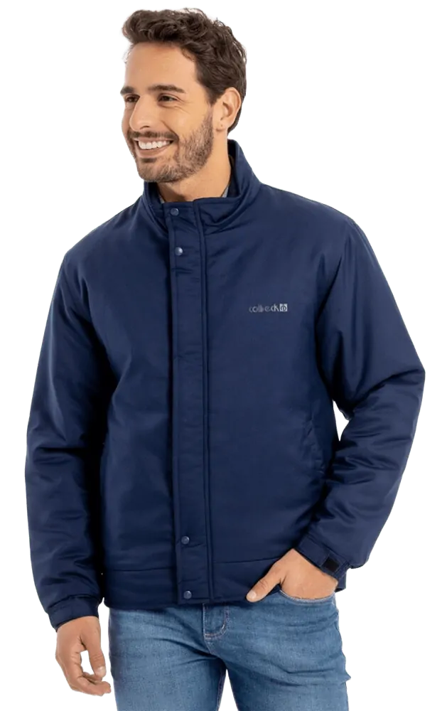 Jaqueta masculina forrada e acolchoada