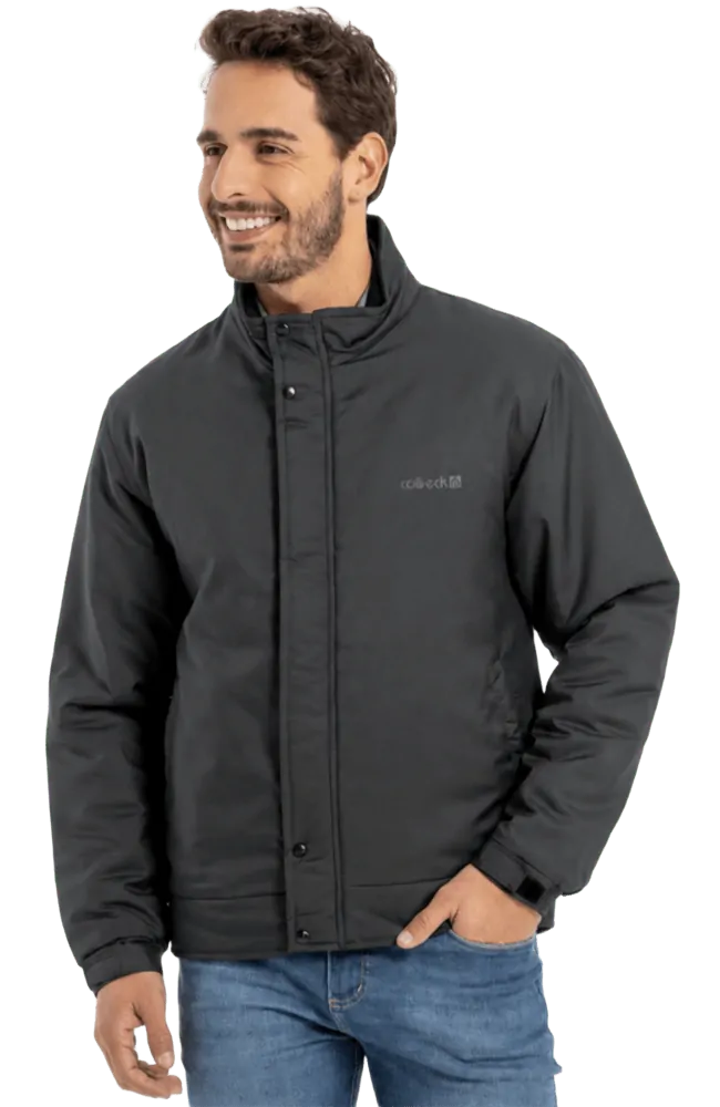 Jaqueta masculina forrada e acolchoada
