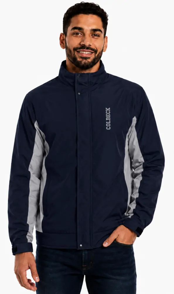 Jaqueta masculina forrada e acolchoada