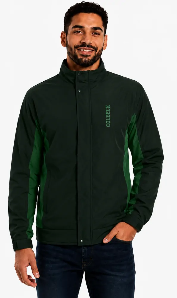 Jaqueta masculina forrada e acolchoada