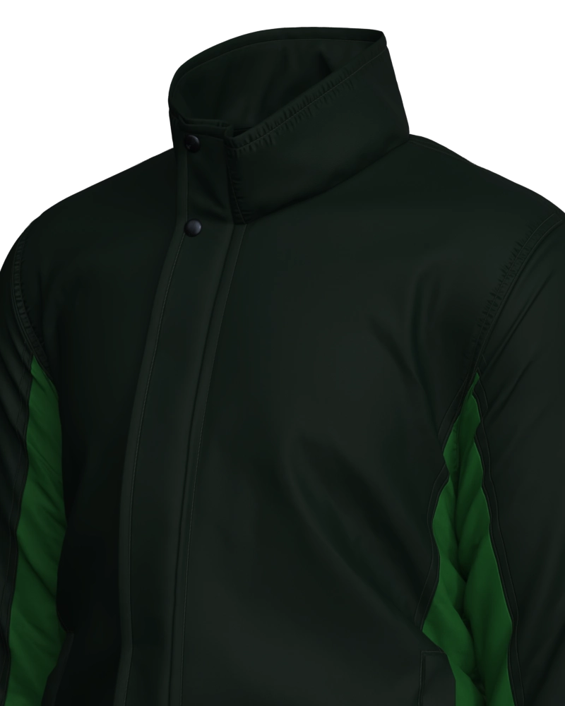 Jaqueta masculina forrada e acolchoada