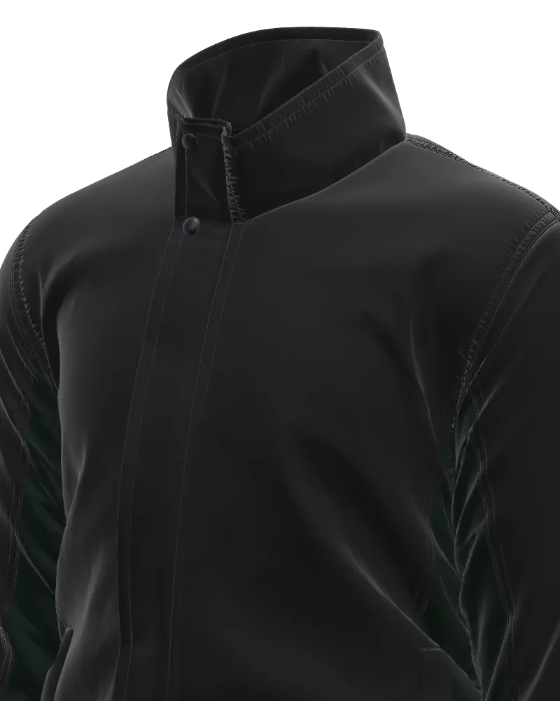 Jaqueta masculina forrada e acolchoada