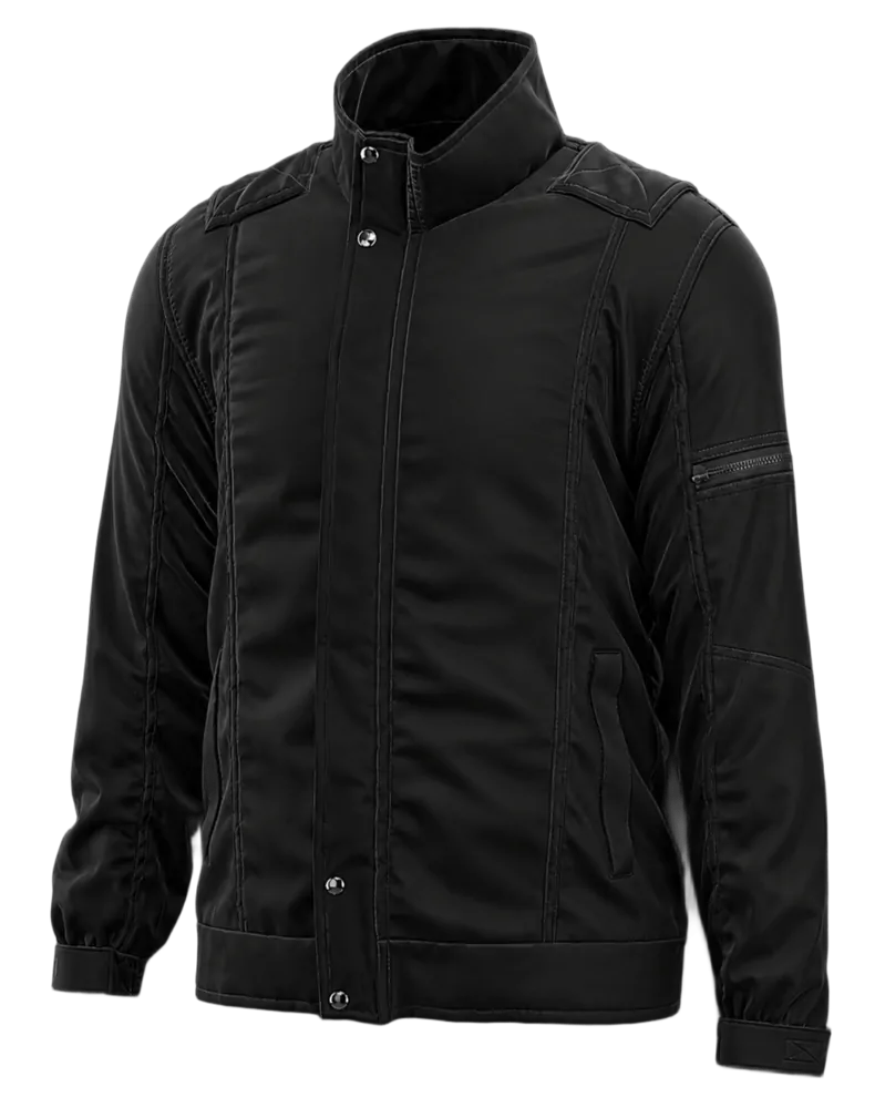 Jaqueta masculina forrada e acolchoada