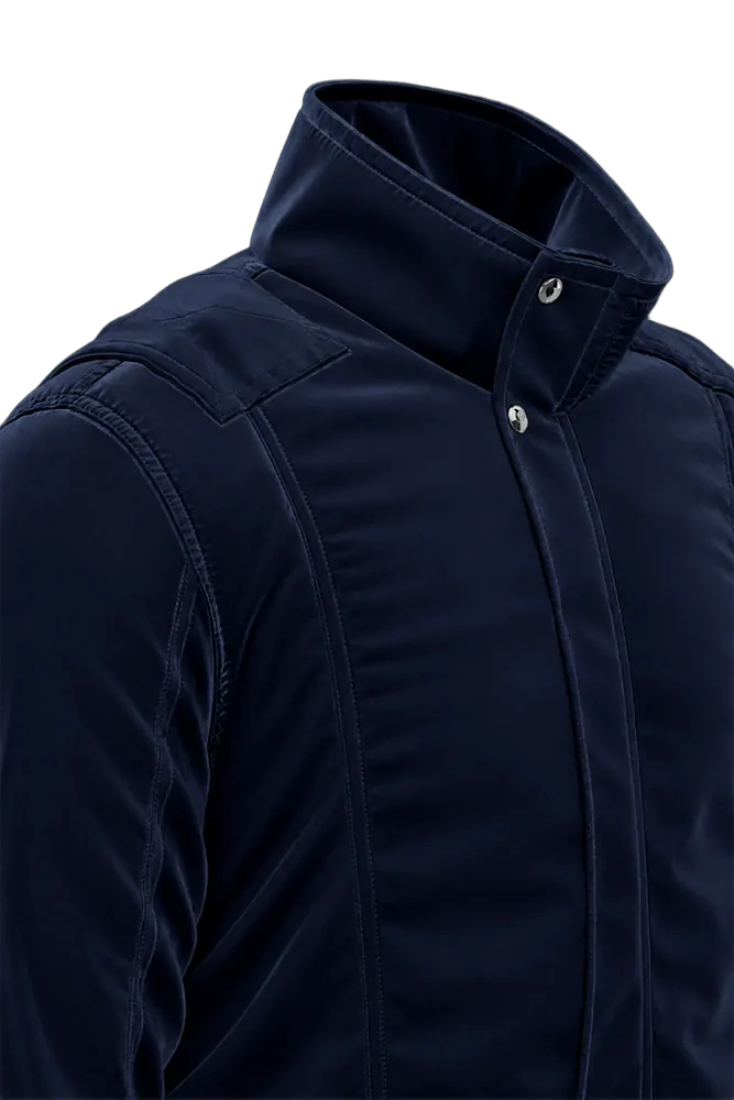 Jaqueta masculina forrada e acolchoada