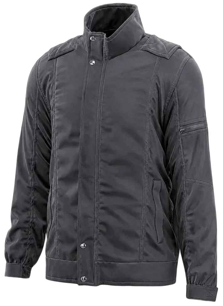 Jaqueta masculina forrada e acolchoada
