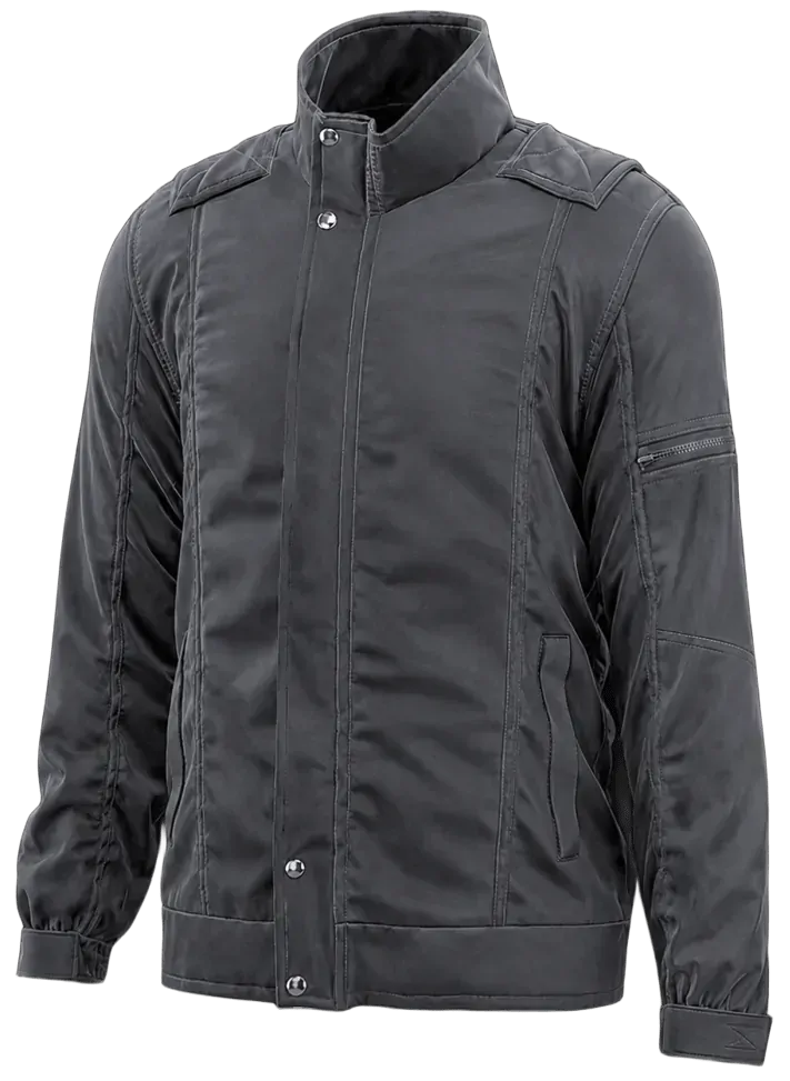 Jaqueta masculina forrada e acolchoada