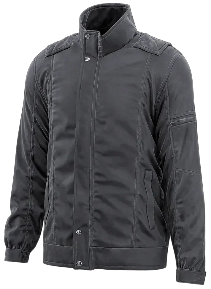Jaqueta masculina forrada e acolchoada