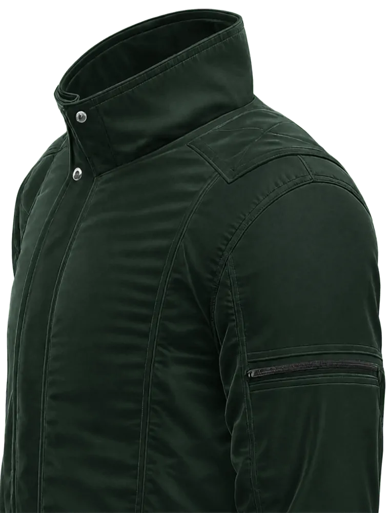 Jaqueta masculina forrada e acolchoada