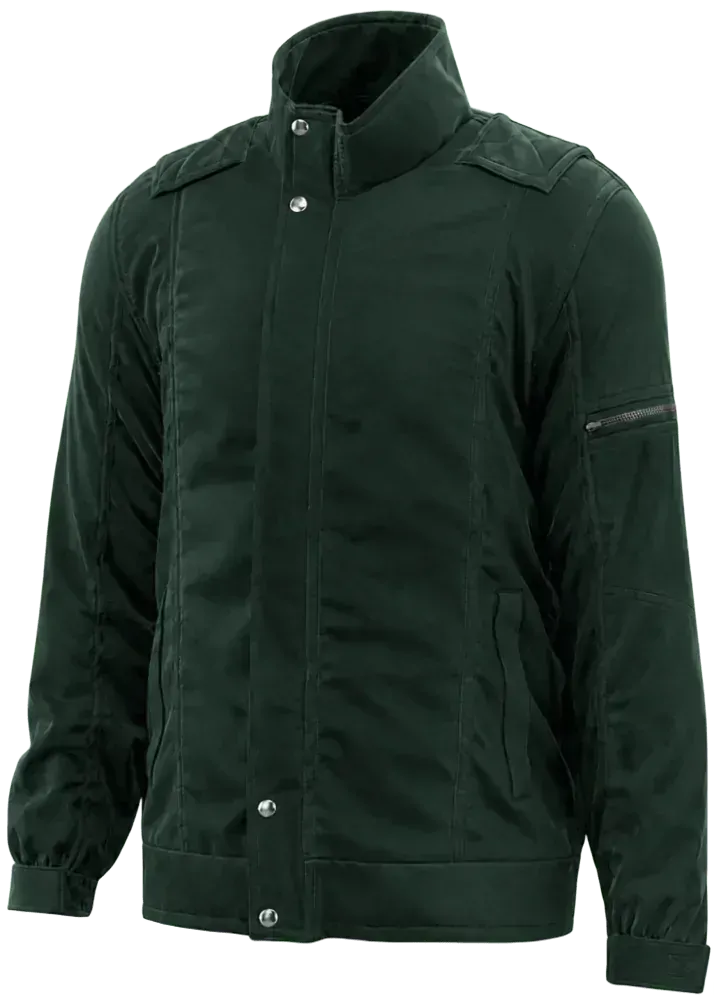 Jaqueta masculina forrada e acolchoada