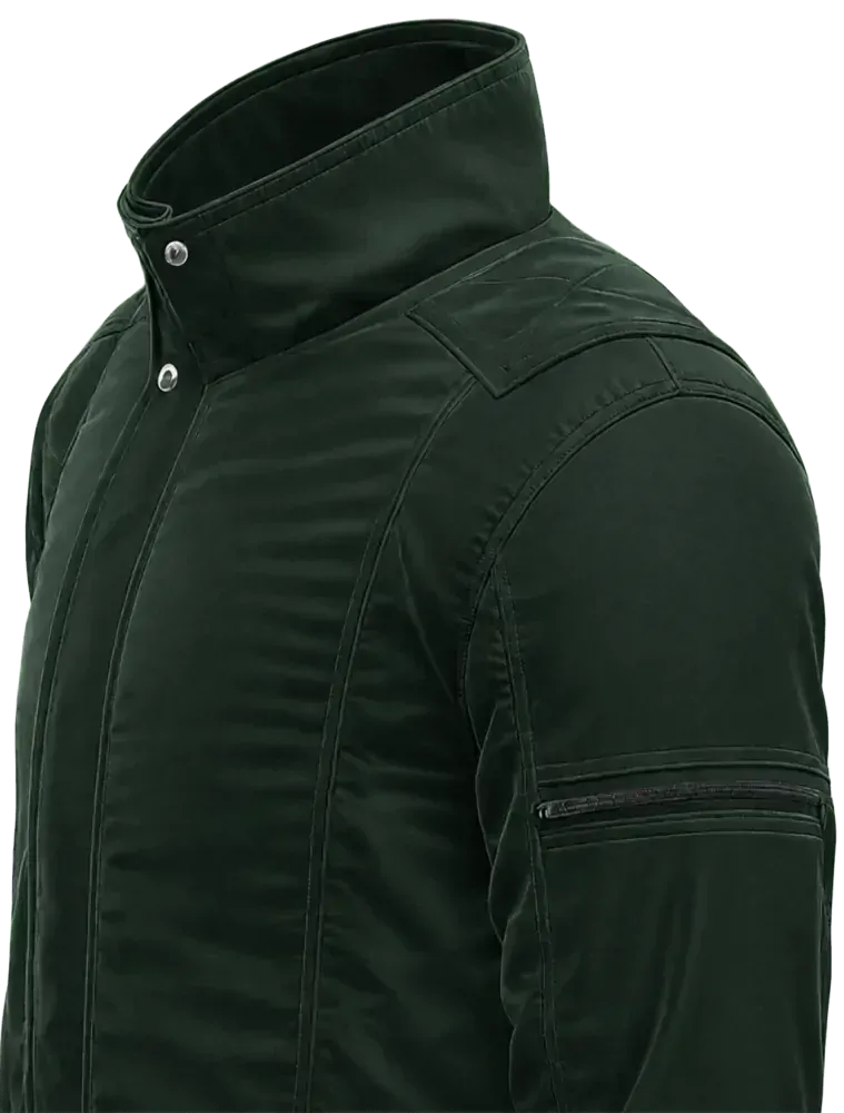 Jaqueta masculina forrada e acolchoada