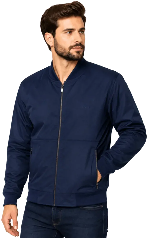 Kaban masculino forrado