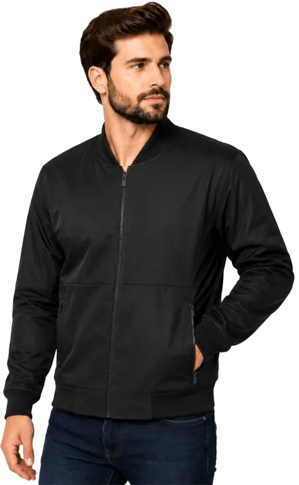 Kaban masculino forrado