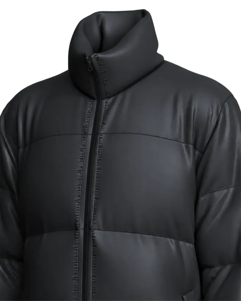Parka masculino forrado e acolchoado