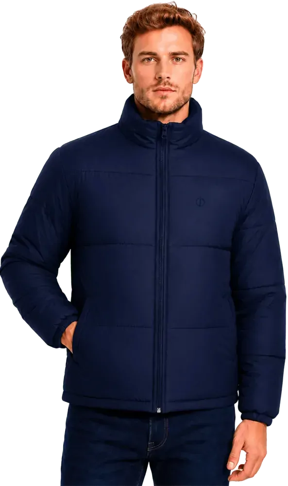 Parka masculino forrado e acolchoado