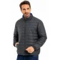 Parka masculino forrado e acolchoado