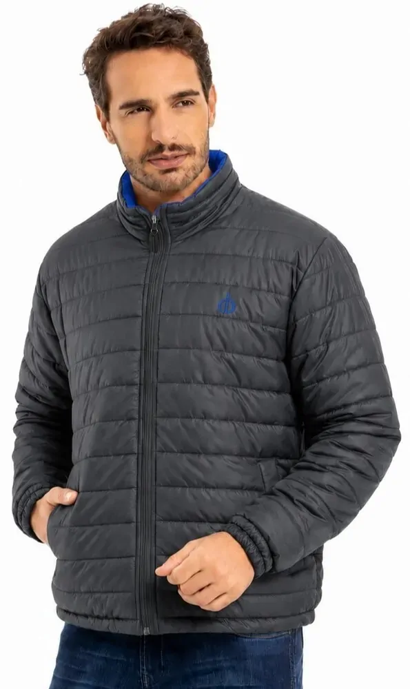 Parka masculino forrado e acolchoado