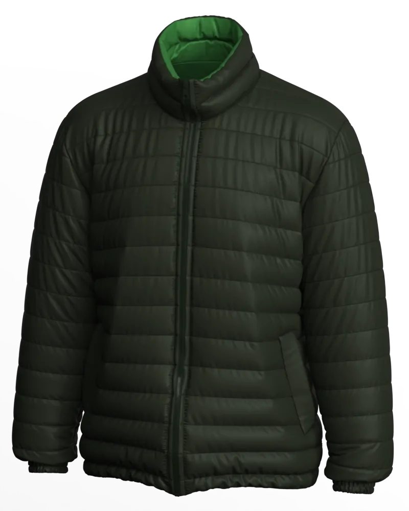 Parka masculino forrado e acolchoado