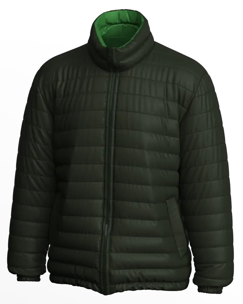 Parka masculino forrado e acolchoado