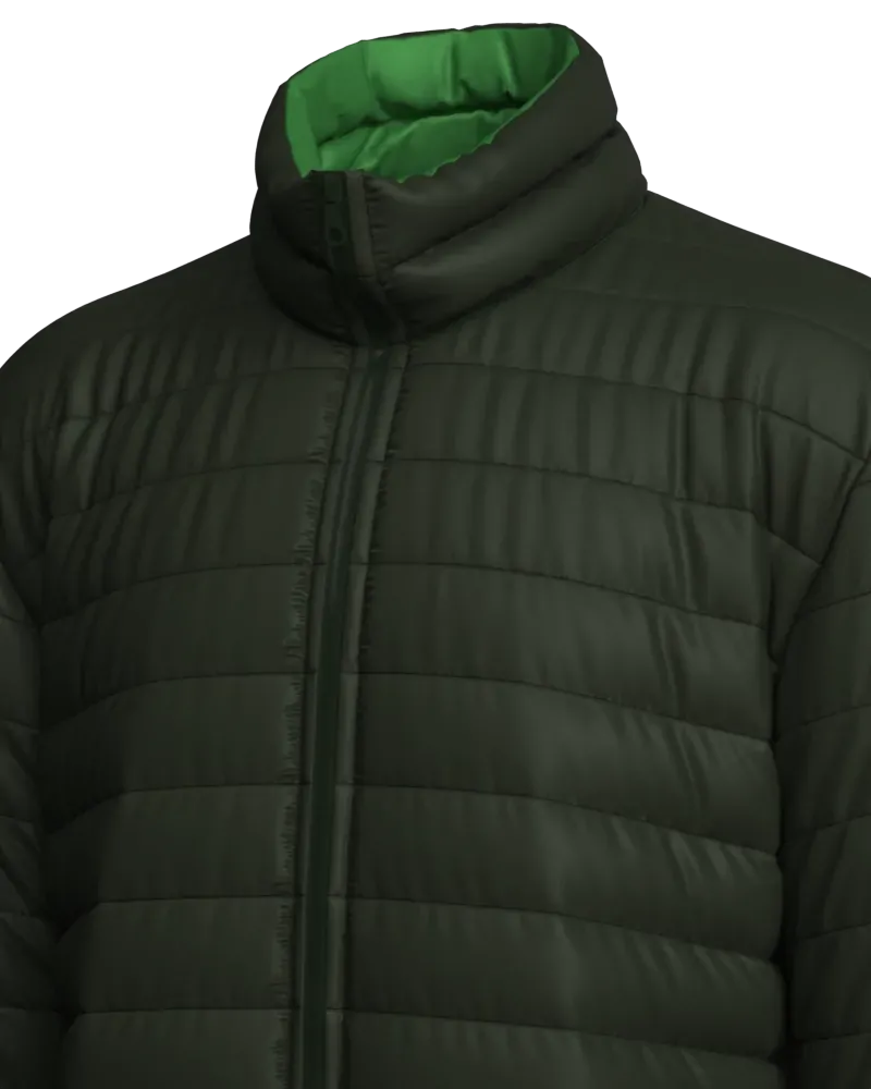 Parka masculino forrado e acolchoado