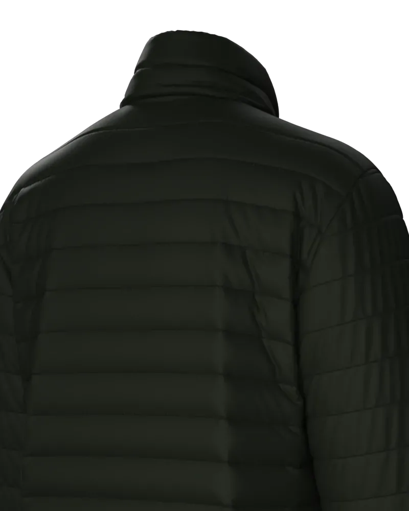 Parka masculino forrado e acolchoado