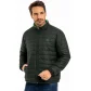 Parka masculino forrado e acolchoado