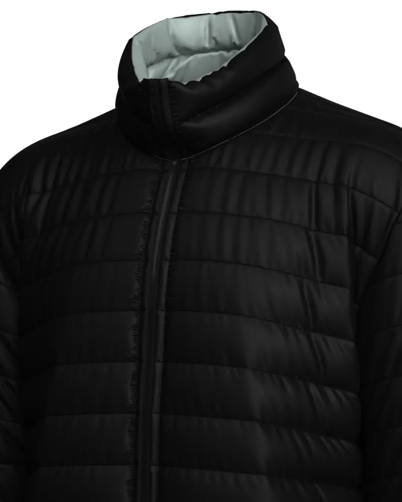Parka masculino forrado e acolchoado
