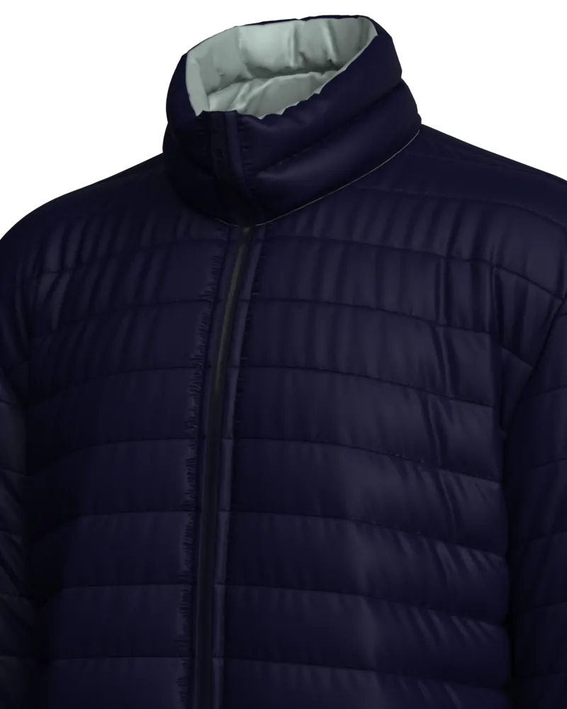 Parka masculino forrado e acolchoado
