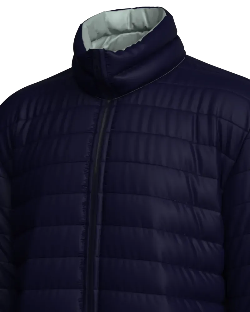 Parka masculino forrado e acolchoado