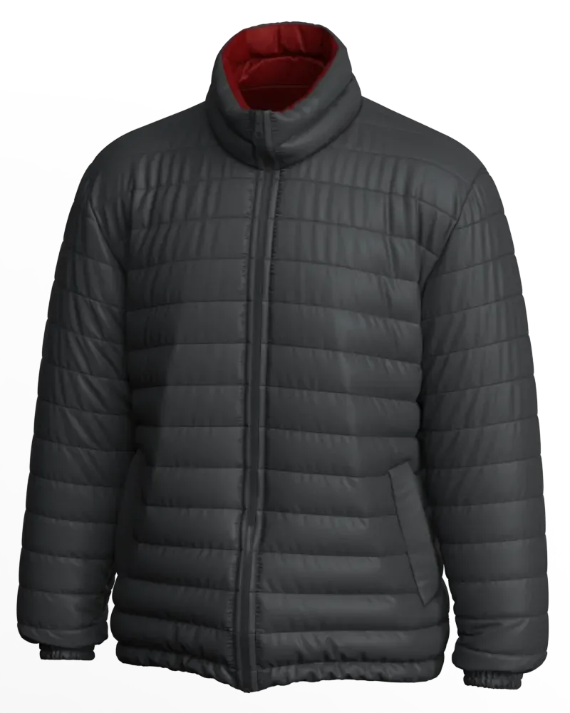 Parka masculino forrado e acolchoado