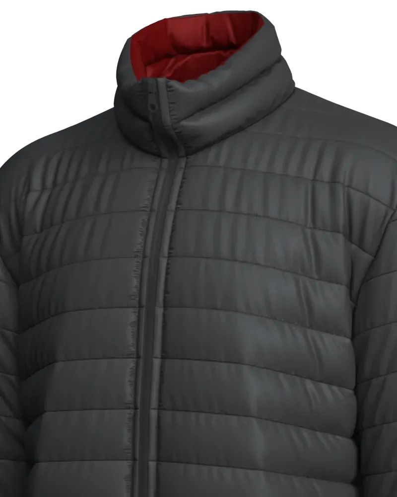 Parka masculino forrado e acolchoado