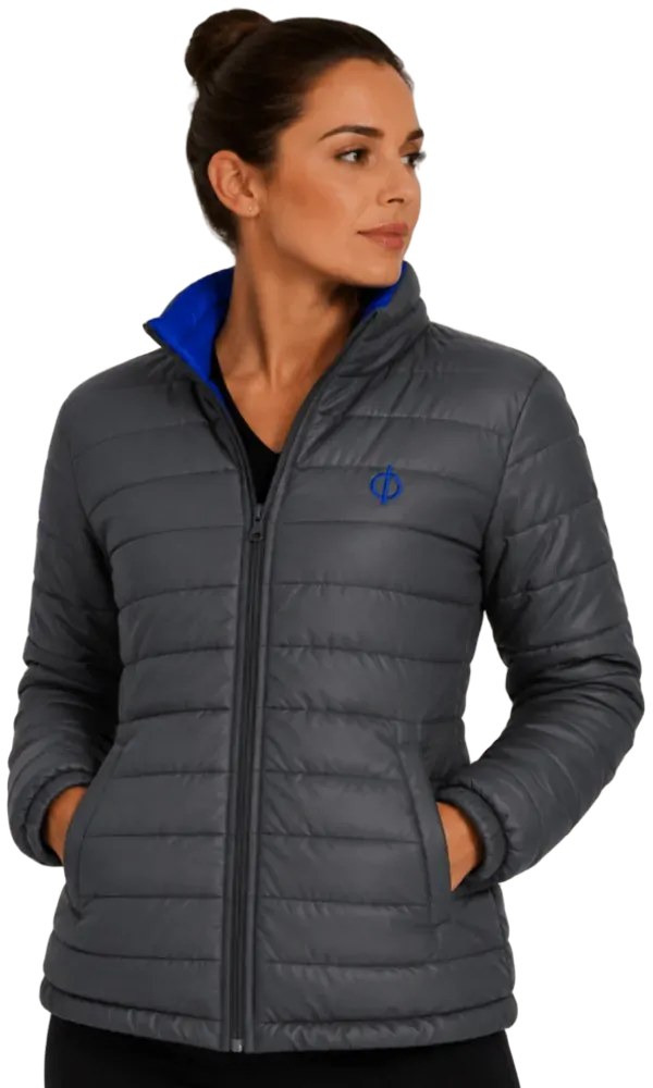 Parka feminino forrado e acolchoado