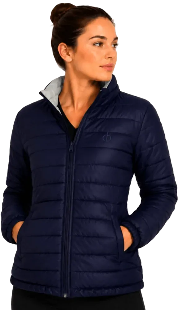 Parka feminino forrado e acolchoado